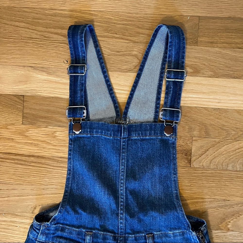 Madewell Denim Stovepipe Overalls - Picture 6 of 9